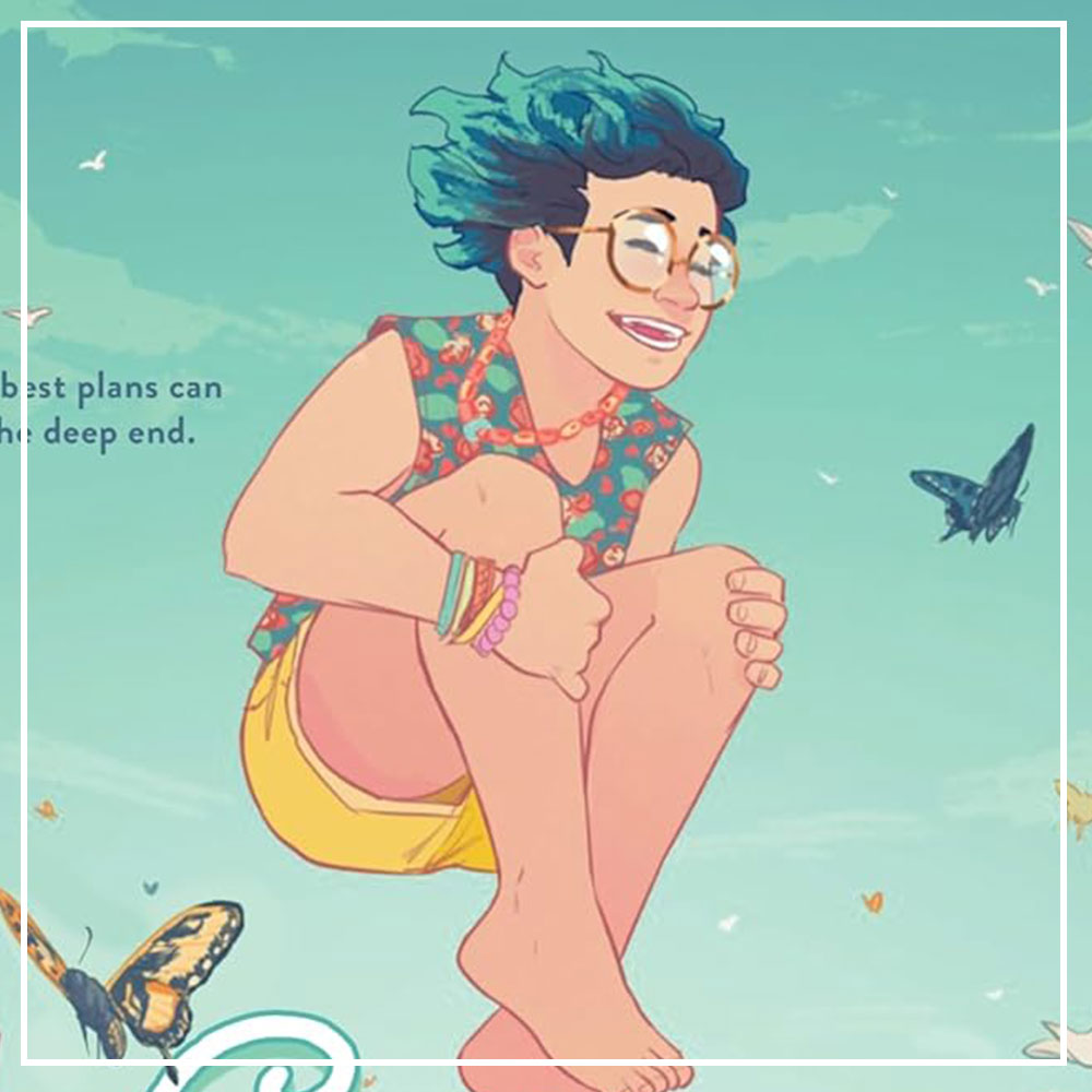 Zoomed in character art of Piper from the Going Overboard book cover