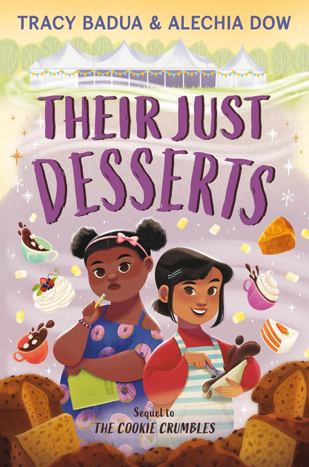 Book cover for Their Just Desserts by Tracy Badua and Alechia Dow