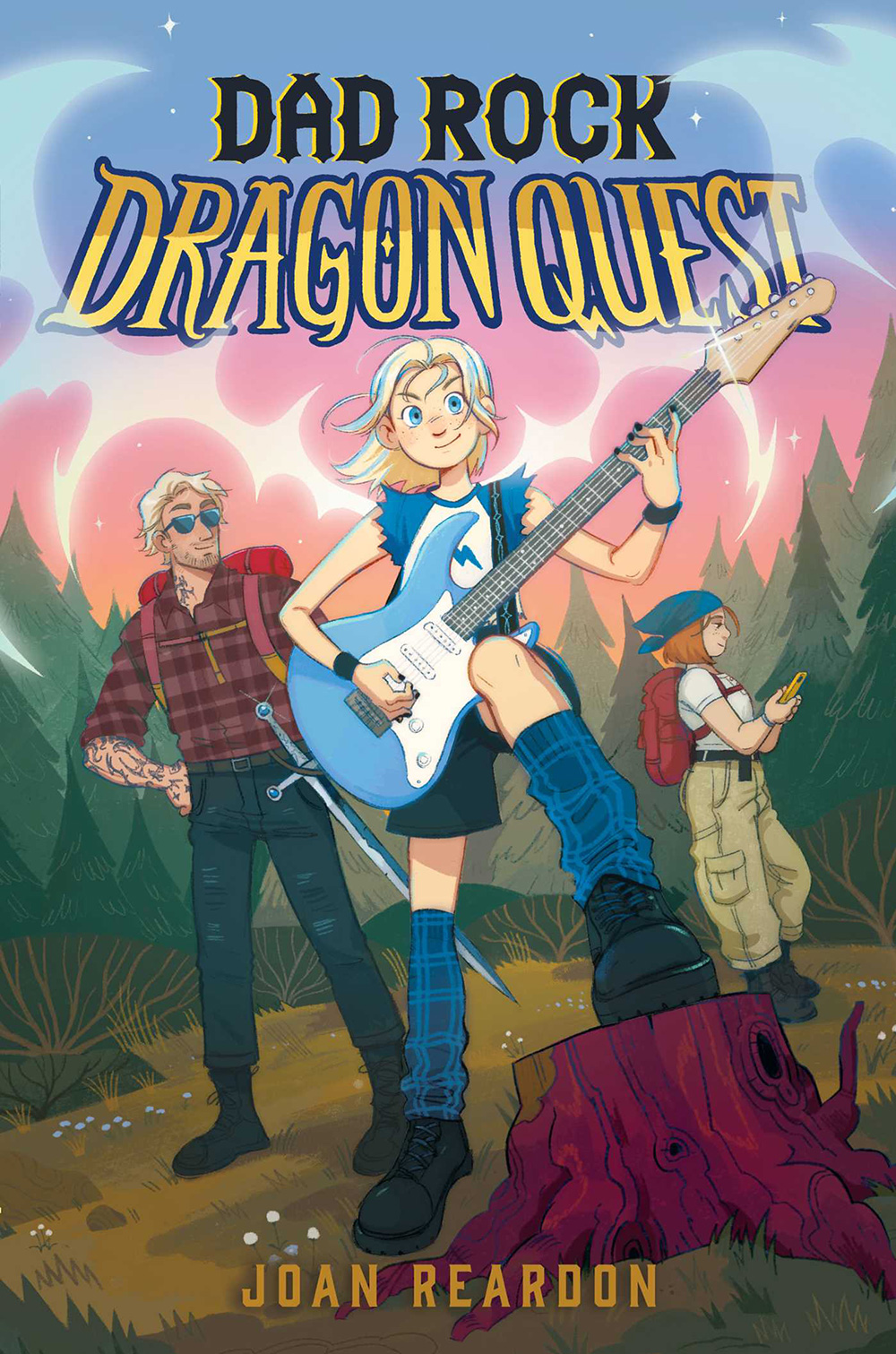 Book cover for Dad Rock Dragon Quest by Joan Reardon