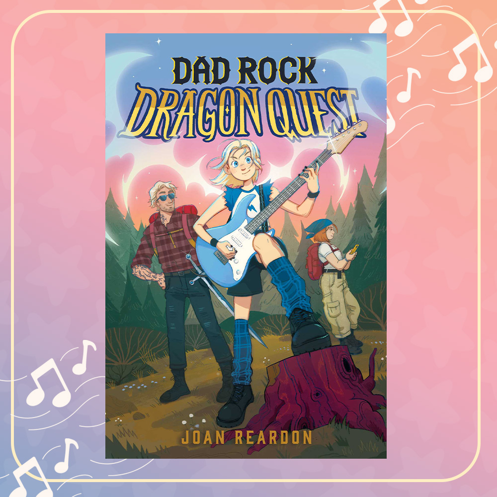 Prize graphic for our Dad Rock Dragon Quest giveaway. Fully detailed rules, entry form, & prize info detailed below this image.