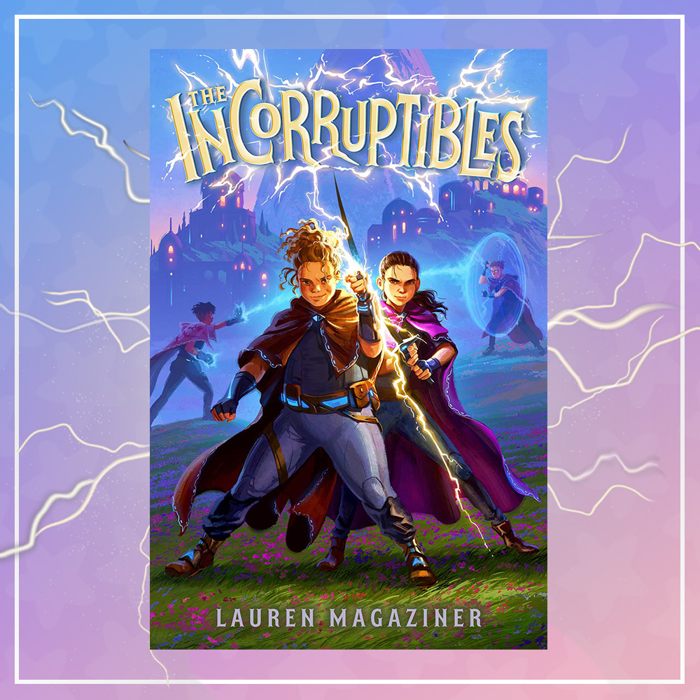 Prize graphic for our The Incorruptibles giveaway. Fully detailed rules, entry form, & prize info detailed below this image.