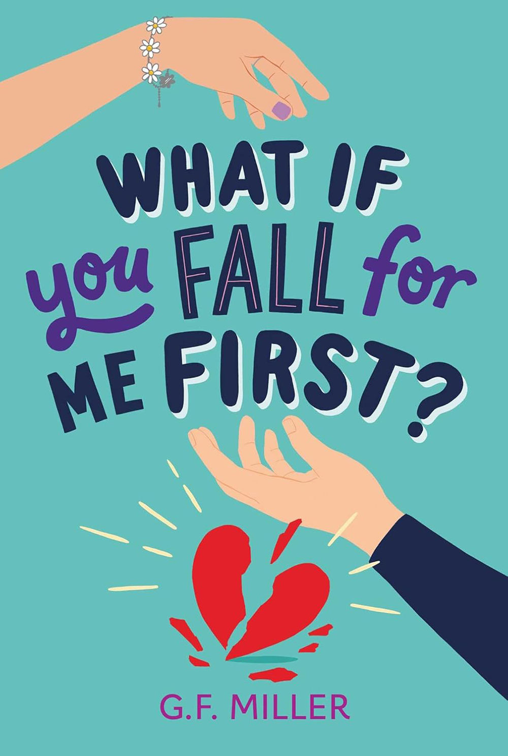 Book cover for What If You Fall for Me First? by G.F. Miller