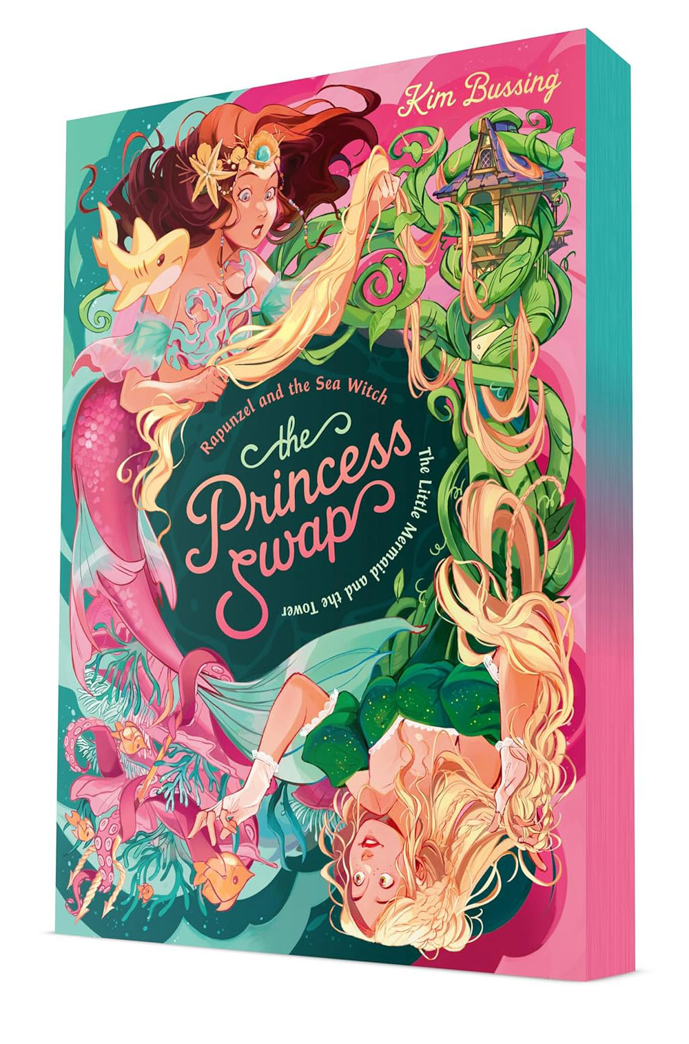 Book cover for Rapunzel and the Sea Witch by Kim Bussing