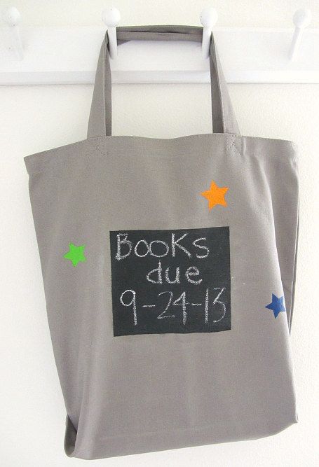 Library Book Tote Bag